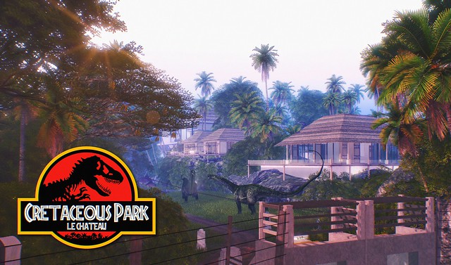 Cretaceous Park is now OPEN!  🚁