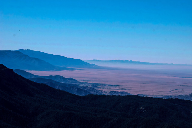 View from atop New Mexico's Sandia Mountain