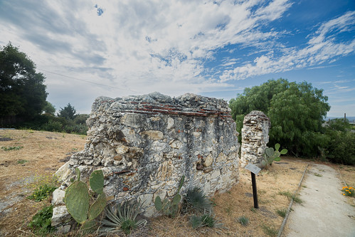 The First This is part of the Priest Quarters of the first La Purisima Mission that was destroyed by an Earthquake on 1812-12-12, in Lompoc, California.