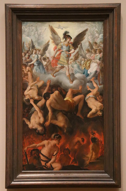 THE FALL OF THE REBEL ANGELS - A QUEDA DOS ANJOS REBELDES BY CAJÉS, EUGÉNIO (1575-1634)