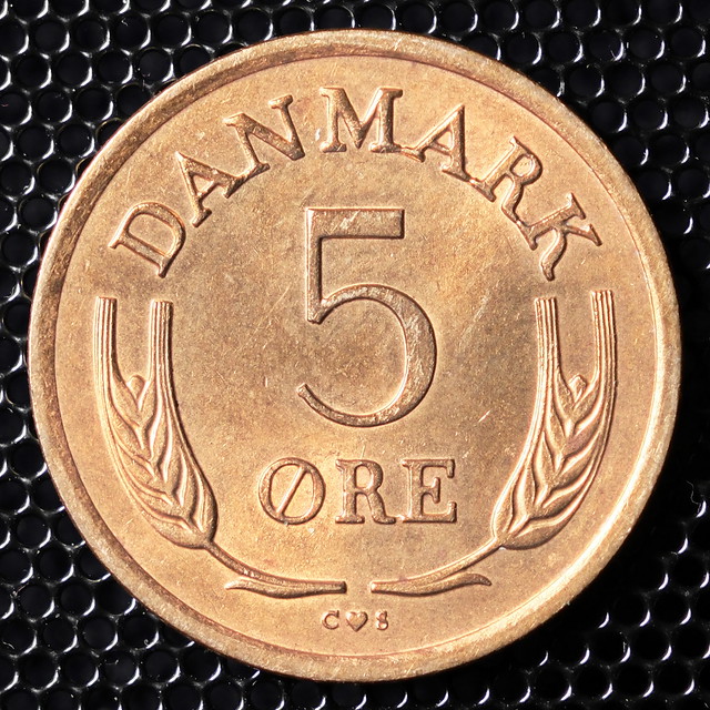 Denmark 5 ore 1965