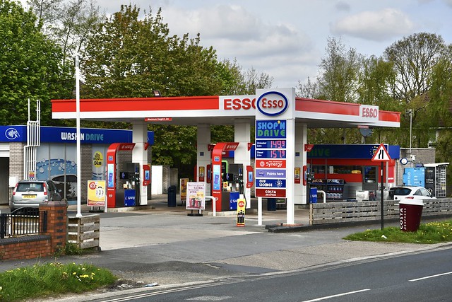 Esso, Wordsworth Road Parsons Cross Sheffield South Yorkshire 2024.