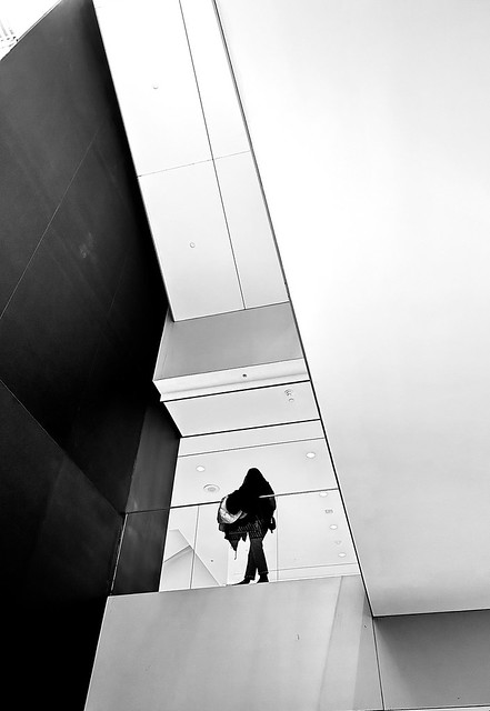 Person alone in MoMA 4