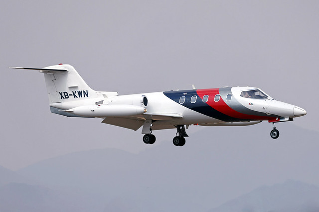 XB-KWN Learjet 25, Toluca 04-27-24
