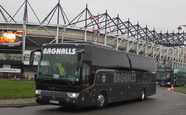 BAG547S Seen leaving Pride Park with Derby County fans (16/03/24)