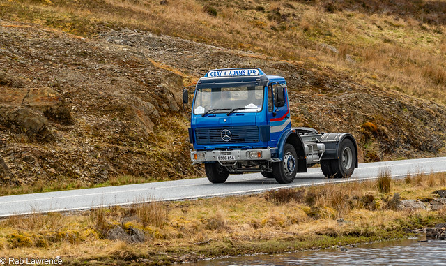 The Highland Historic Commercial Vehicle Road Run - May 2023 From Dingwall Mart to Newtonmore whilst Passing Loch Tarff in the Highlands ..