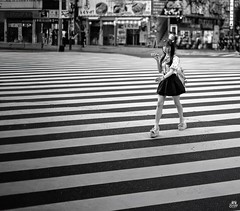 Empty streets of Tokyo
