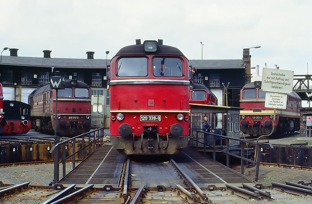 Bahnbetriebswerk Gera: DR 120 338-9