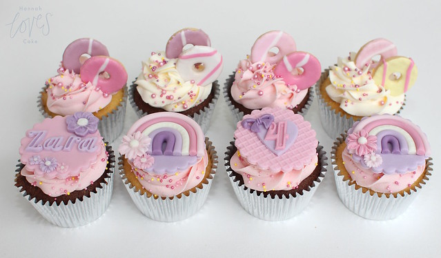 pink party cupcakes