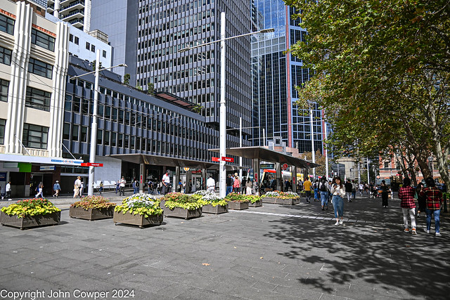Sydney Light Rail - at Town Hall stop