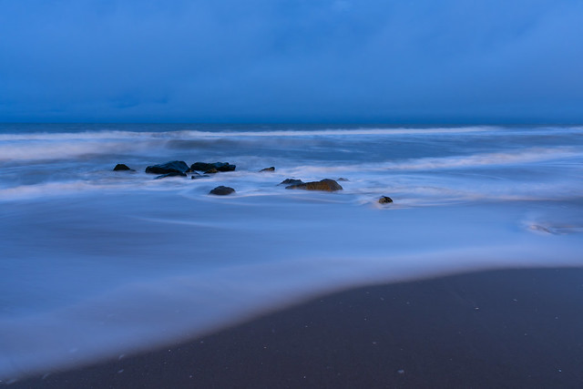 Beach Layers in the Blue Hour