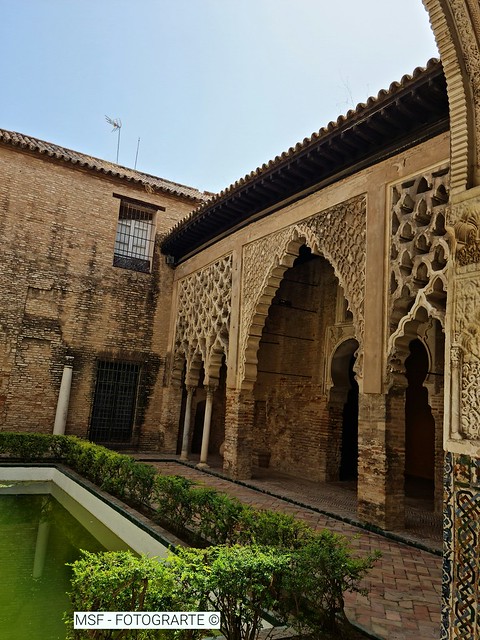 Reales Alcázares- Patio del Yeso (Sevilla, España)