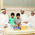زيارة نجوم الزعيم لمجلس الوالد سعادة عبدالله بن حمد العطية   ‎