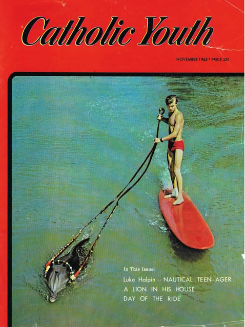 1965 Catholic Youth Magazine - Luke Halpin Cover