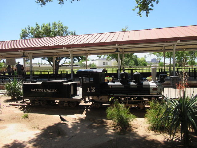 Miniature locomotive, McCormick-Stillman Railroad Park, Scottsdale, Arizona