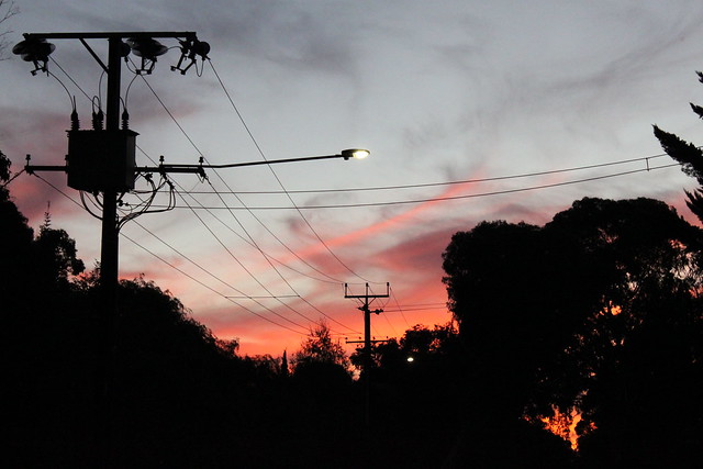 Sunset from my street