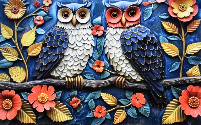 OWL WALL-HANGING JIGSAW PUZZLE
