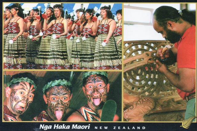 New Zealand - Poi dancers and Nga Haka Dance