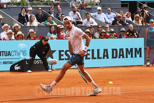 Rafael Nadal x Pedro Cachin, Caja Magica, Madrid, Spain, Pedro Cachin.  #flickr #tennis #tenis #mutuamadridopen #mmo2024 #mmopen #sports #deporte #テニス #atp #masters1000 #redclay #claycourt #クレーコート