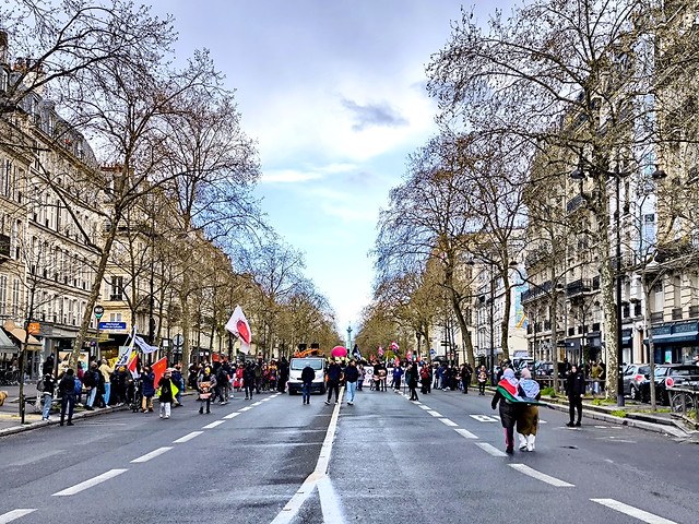 240 - Paris - Mars 2024 - Manifestation de Bastille à République