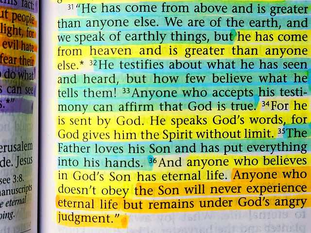 John 3: 31 - 36