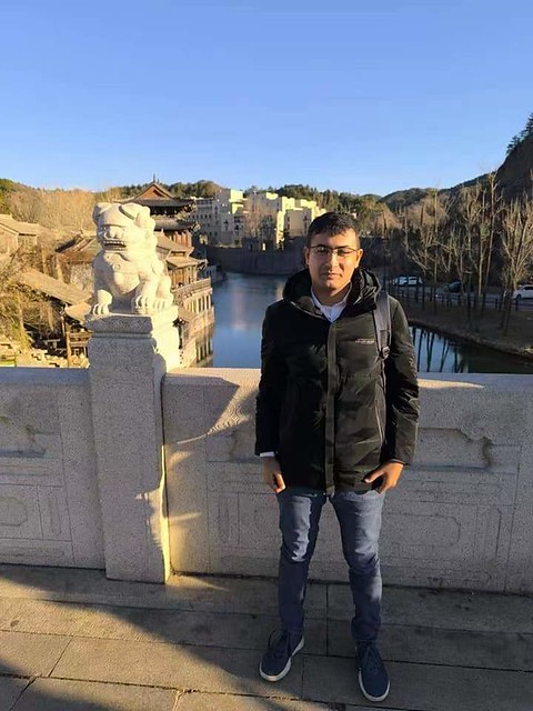 Asim Aamir in Gubei Water Town Beijing