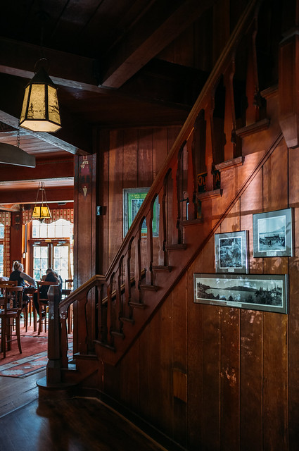 Inside the Lake Quinault Lodge, April 2024