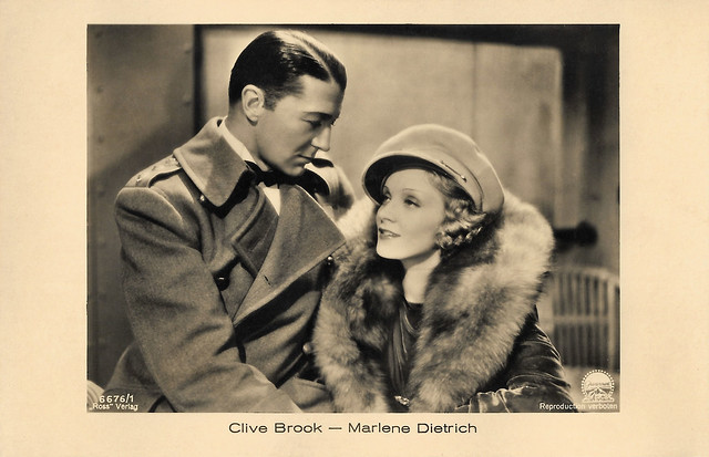 Clive Brook and Marlene Dietrich in Shanghai Express (1932)