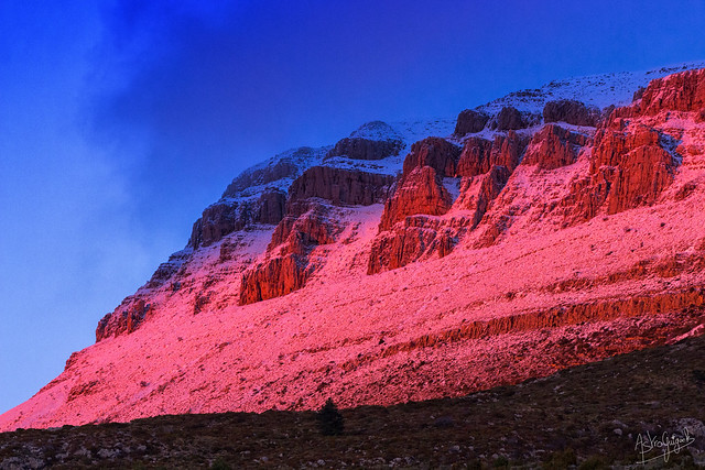 The Red-Snow Mountain