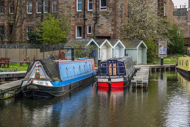 Barges on the Canal