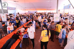 View of Blood Donation Camp