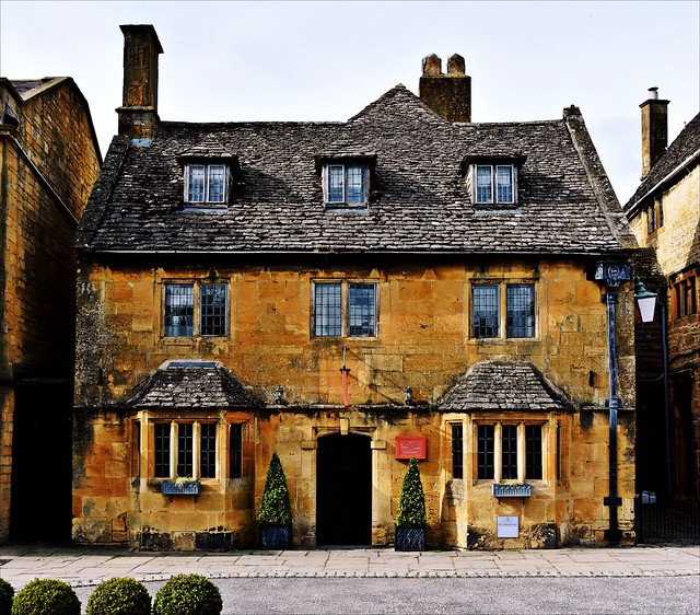 The Lygon Arms Tavern in the village of Broadway, Worcestershire, England