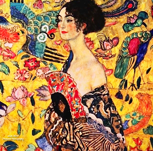 IMG_2117 Lady With A Fan ~ Klimt