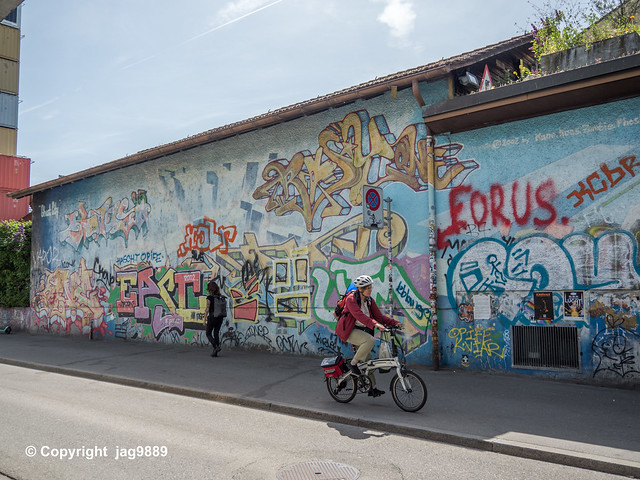 Graffiti Mural, Zurich, Canton of Zurich, Switzerland