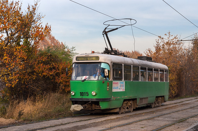 Almaty tramway (closed): Tatra T4D # 1015