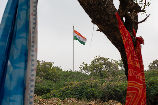 Indian Flag & Scarfs, Udaipur