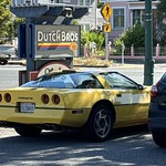 Yellow Corvette Sonoma, California