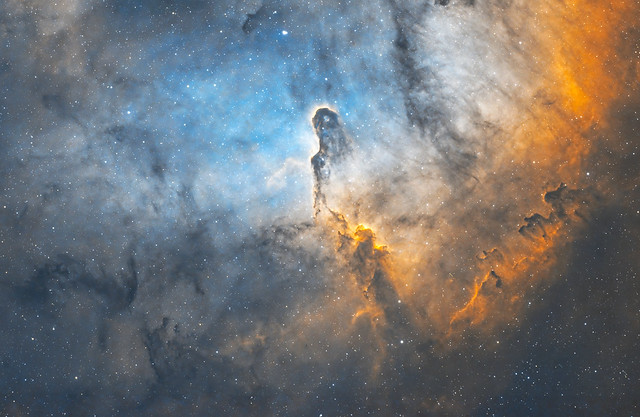 Elephant's Trunk Nebula (IC1396/A, Narrowband, SHO)