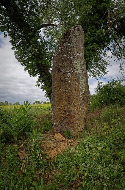 Menhir de Saint Clément sur Guye - Saône et Loire