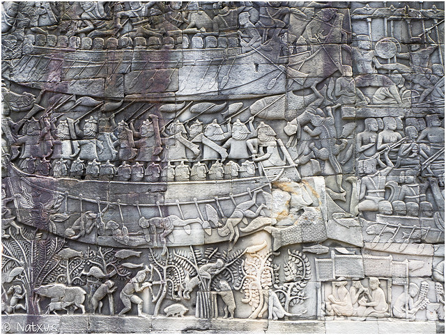 Angkor Wat.- Relieves murales / Wall reliefs
