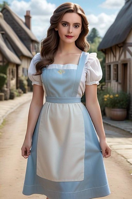 Hermione as Belle (ai provincial town dress)