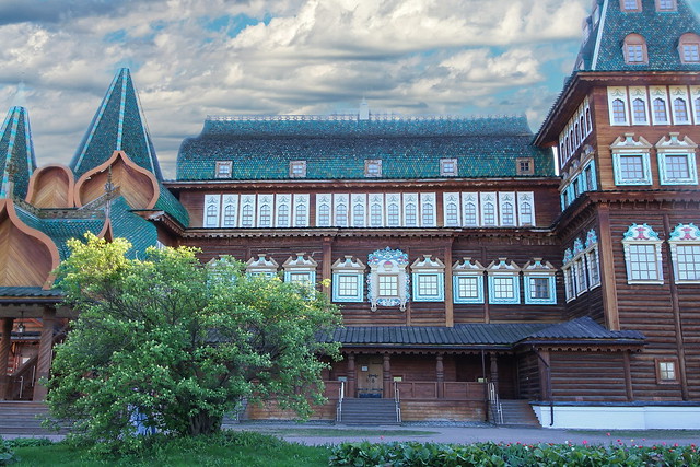 Great wooden palace of Alexey Mikhailovich, backyard