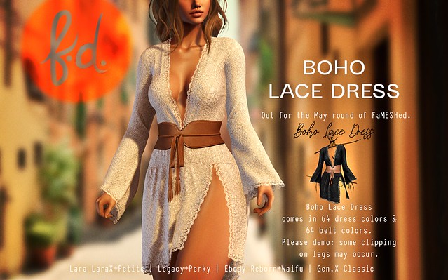 (fd) For Fameshed - Boho Lace Dress