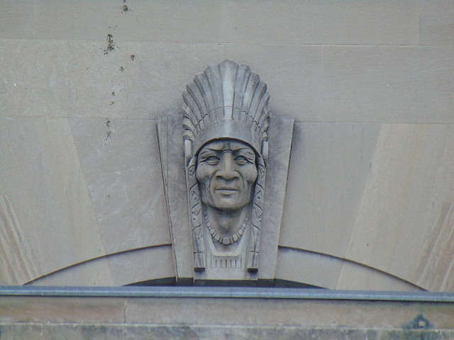 First Nation Chief Head