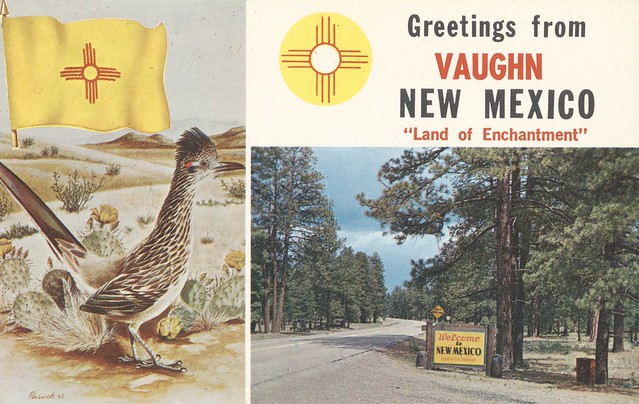 NM, Vaughn - Greetings from Vaughn, New Mexico (#020275)