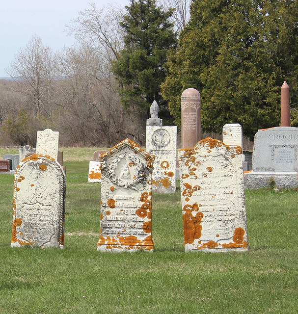 Old tombstones in Greenwood Cemetery