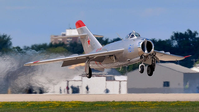 Lim-5 Mikoya-Gurevich MiG 17F NX217SH N217SH Polish Air Force as 1611