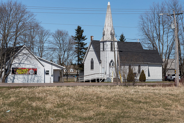 St. Luke's Anglican Church in Woodstock, on Prince Edward Island.