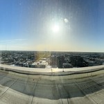 Stockton to the Southeast Panorama from the San Joaquin Superior Court Courthouse looking south east.
