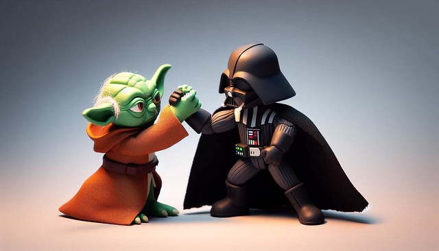 Yoda vs. Darth Vader